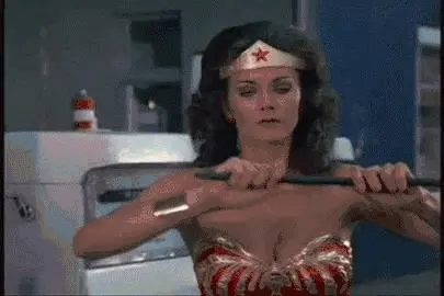 gif of superwoman vending pipe