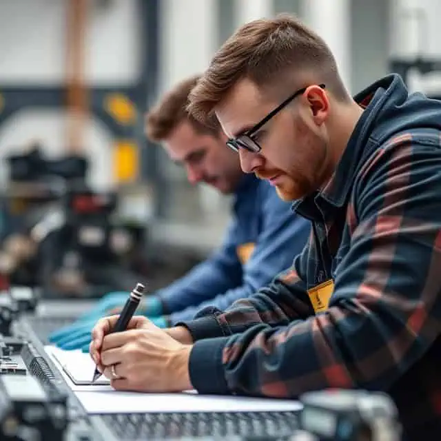 process engineering services expert taking notes