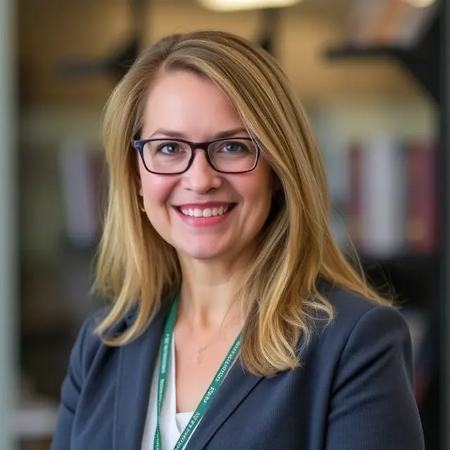 woman interim manager smiling